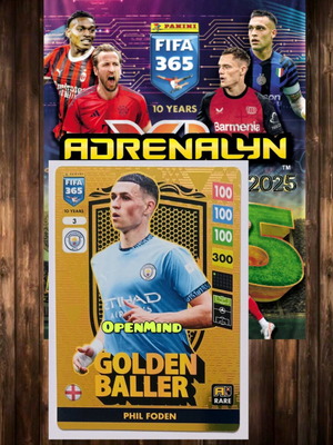 Κάρτα Phil Foden Golden Baller Νο3 FIFA 365 2025 Andrenalyn XL νέα