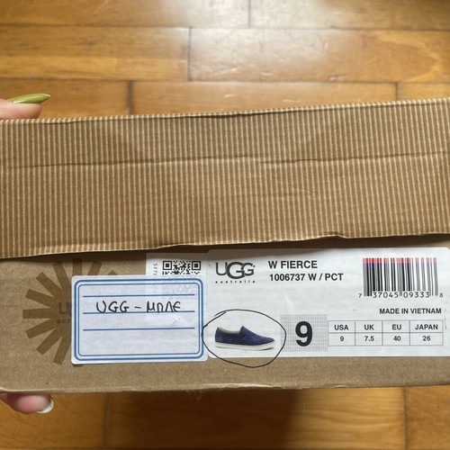 Ugg Australia women's shoes size 40 blue like new