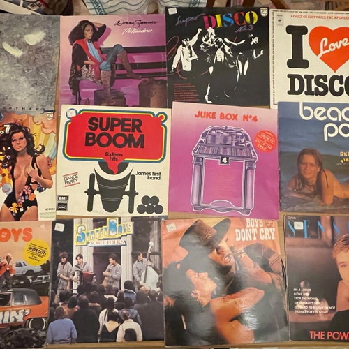 Vinyl records used, pack of 12