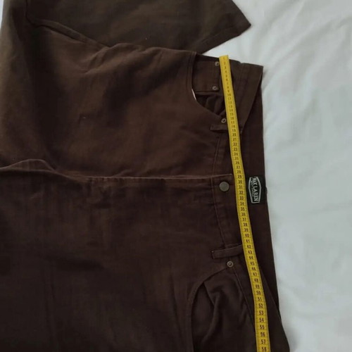 Vintage men's winter jeans Mak Laren 3XL brown like new