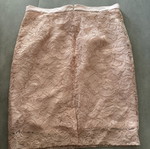 Depolo lace skirt with lining, size XL, pink