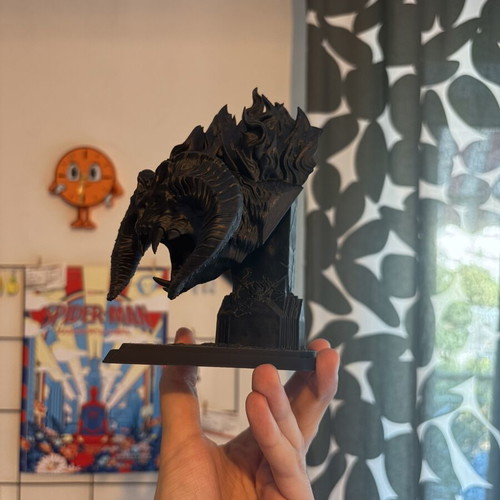 Balrog bust with detachable base