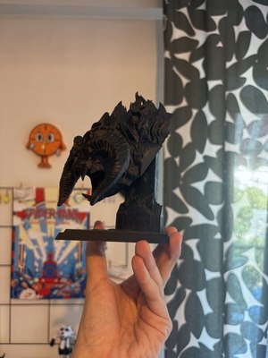 Balrog bust with detachable base