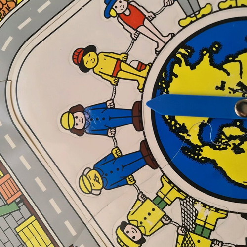 Vintage puzzle, missing piece