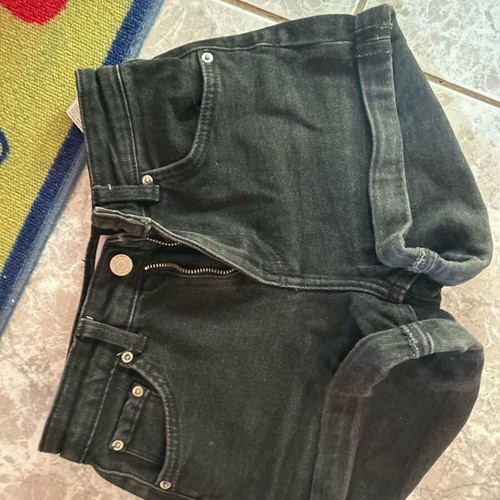 Bershka short black denim shorts like new, XS 34 6