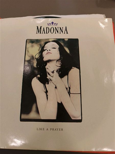  45 rpm diskos viniliou Madonna like a prayer
