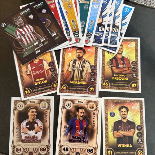 Topps Match Attax 18 cards new