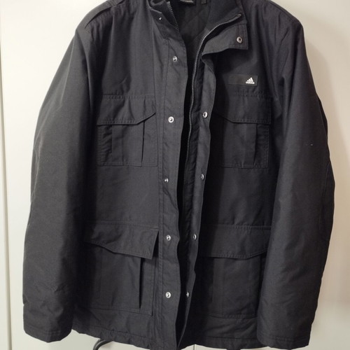 Adidas men's jacket black like new, very warm