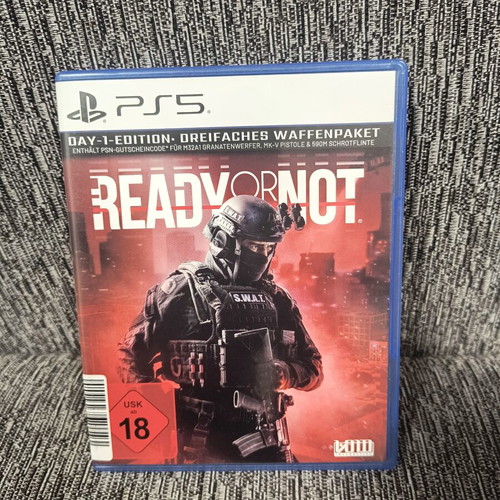 Ready or Not PS5 game used, excellent condition