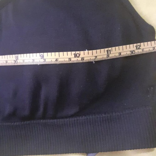 Primark women's sports bralette new black seamless
