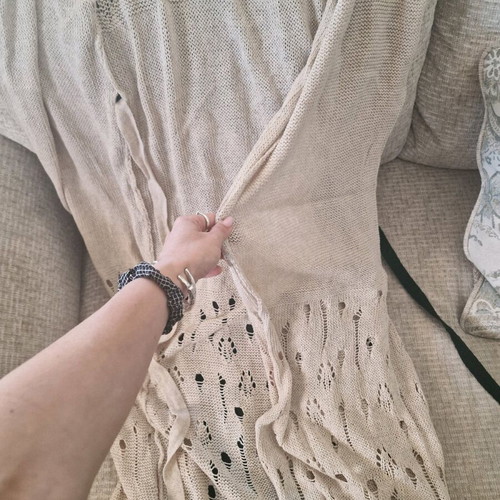 Knitted kimono new, beige Nadia Rapti