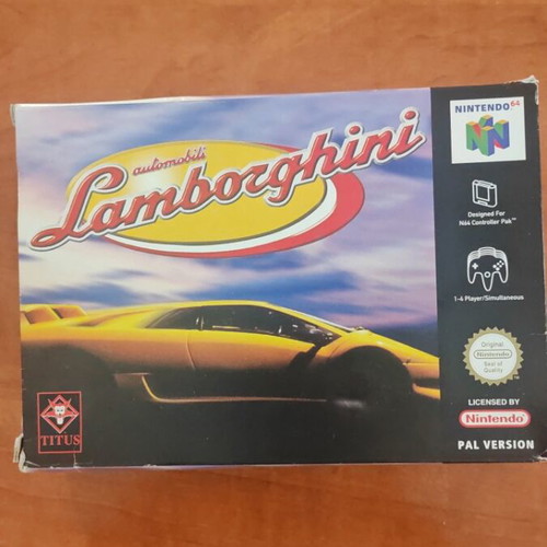 Nintendo 64 Lamborghini PAL Edition like new