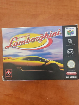 Nintendo 64 Lamborghini PAL Edition like new