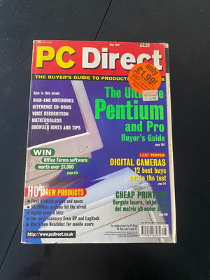 PC Direct May 1997 retro magazine like new