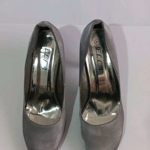 Ella women's shoes like new, gray silver size 41