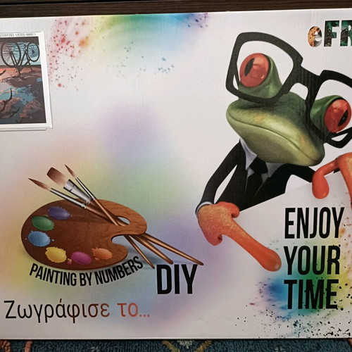 DIY painting kit new with 40x50 canvas
