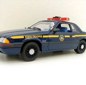 1/18 αυτοκίνητο Αστυνομίας police 1988 SPECIAL SERVICE FORD MUSTANG NEW YORK NYPD