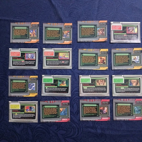 Marvel Onslaught Ultra 1996 card pack used, 54 cards