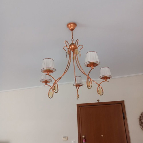 Ceiling lights new, 5-light chandelier and 4-light fixture