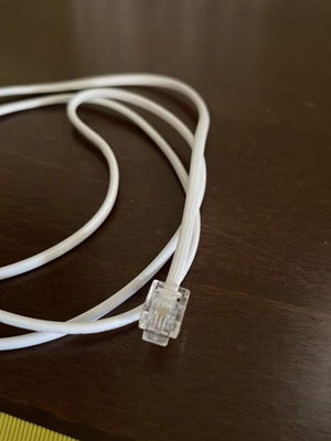 Telephone cable 1 m unused