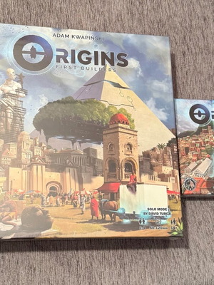 Origins First Builders board game with Ancient Wonders expansion, sealed