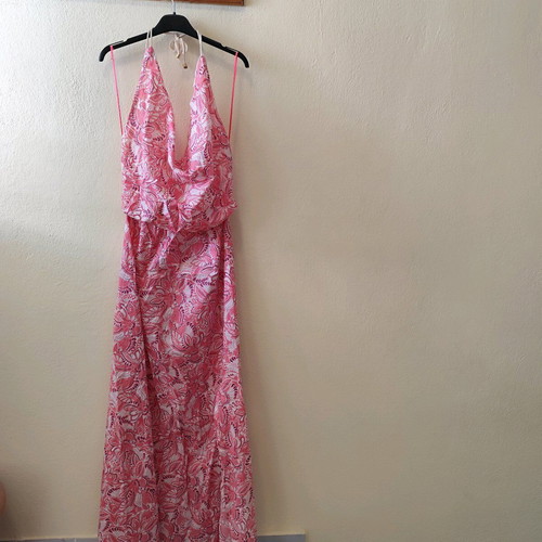 Poeta women's dress new, maxi with Indian tribal design