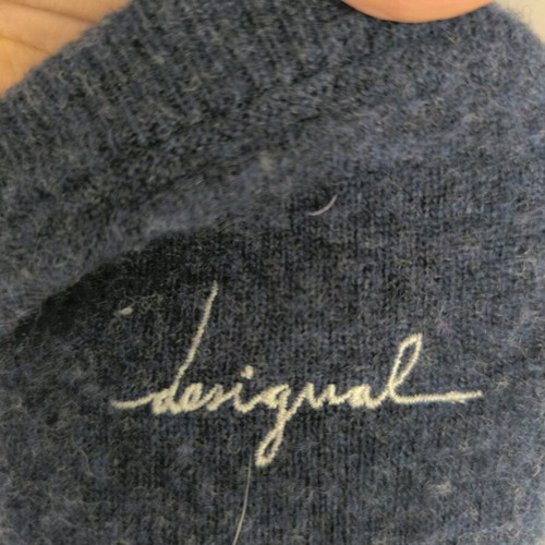 Desigual wool cardigan used, multicolor, size S