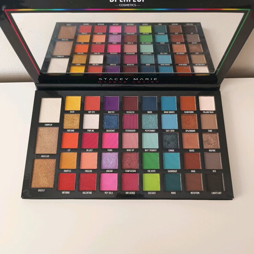 BPerfect Carnival XL pro palette Stacey Marie like new, eyeshadow and highlighter palette