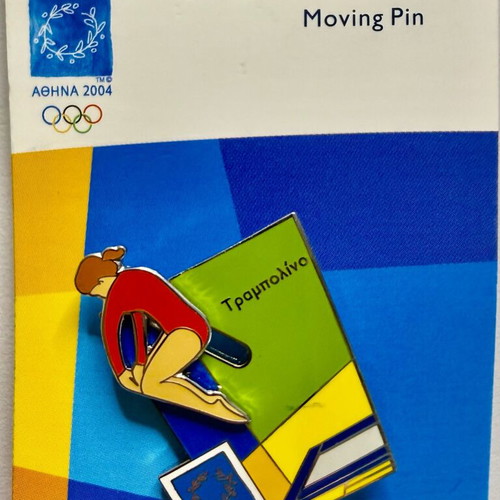 Trampoline Moving Pin Athens 2004 official licensed new