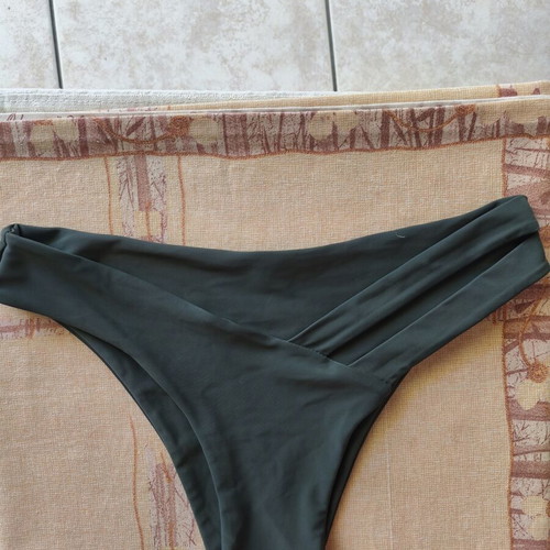 Women's Brazilian bikini bottom green small new