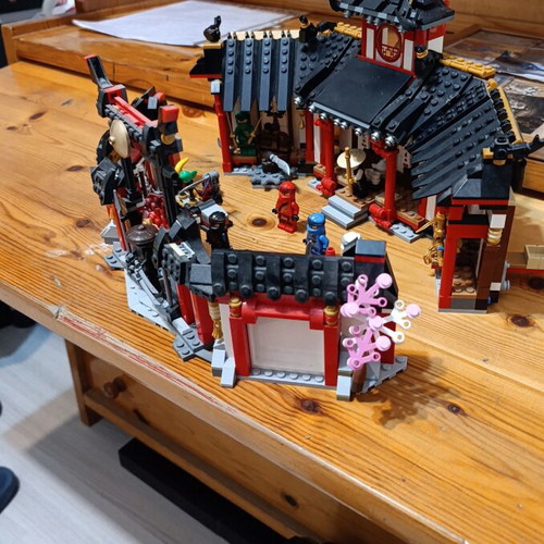 Lego Ninjago Monastery of Spinjitzu set 70670 used with figures