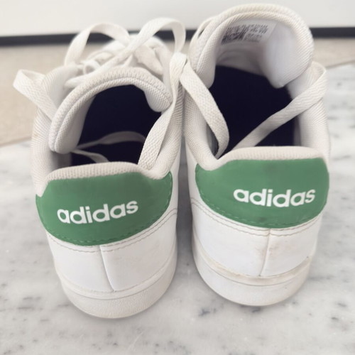 Adidas sneakers size 36 used, white and green
