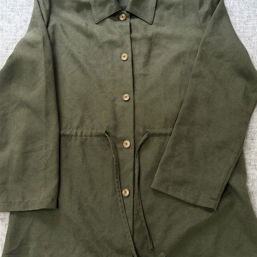 Women's coat-shirt khaki used, size XL