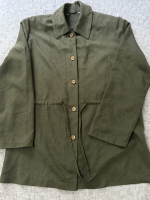 Women's coat-shirt khaki used, size XL