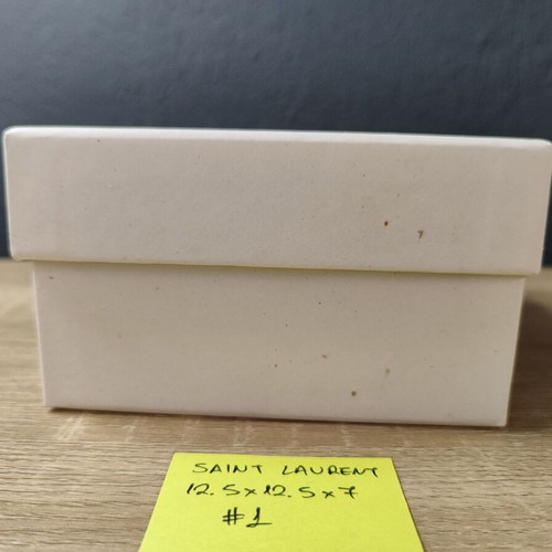 Saint Laurent empty box used 12.5 x 12.5 x 7 cm