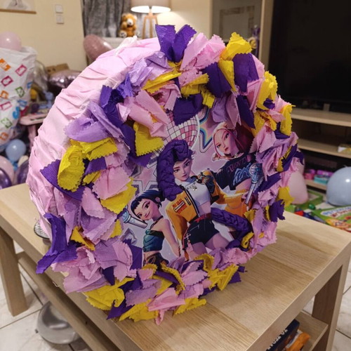 Huntrix Demon Hunters Pinata filled with Haribo candies