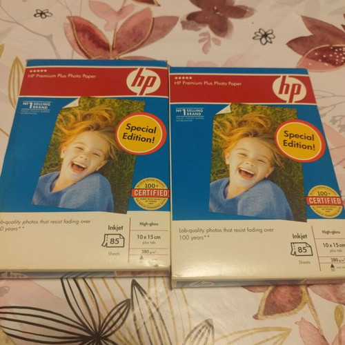 HP Premium Plus Photo Paper Special Edition, 2 packs, new