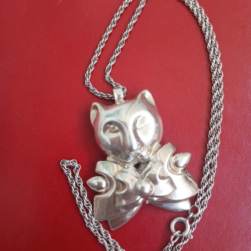 Follei Folli silver 925 necklace with 4 cm pendant and 42 cm chain