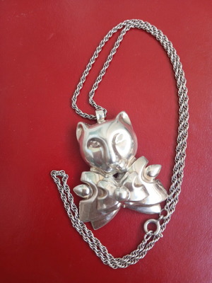 Follei Folli silver 925 necklace with 4 cm pendant and 42 cm chain