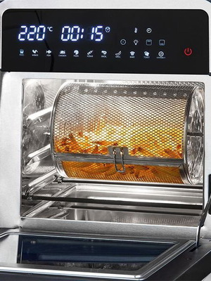 φριτέζα αέρα **Heinrichs HFR8209** φουρνακι 14 λίτρα
