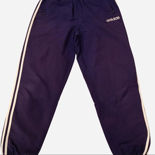 Adidas vintage set used, 90s navy–burgundy–white with glitter details