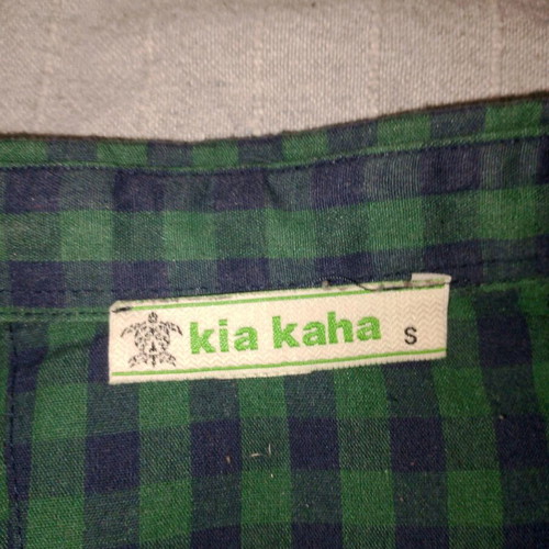 Kia Kaha men's shirt new, green, size S