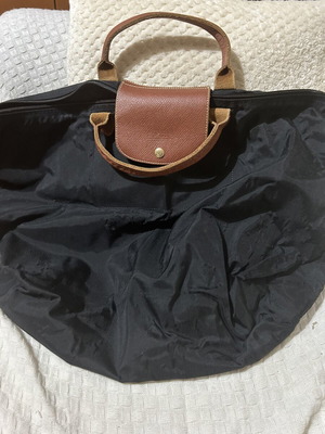 Longchamp large bag used, black, big model