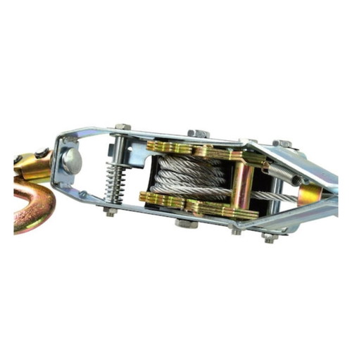 Manual hoist with ratchet mechanism, 2.5m wire rope, 2t capacity new