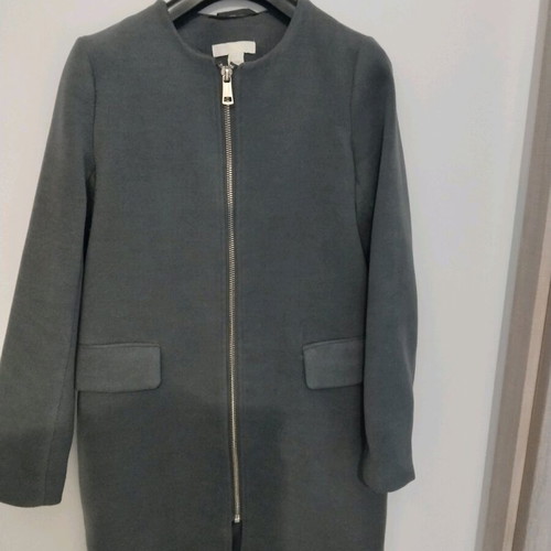 Grey coat H&M size M/38 like new