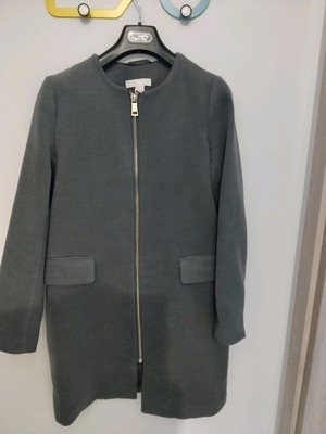 Grey coat H&M size M/38 like new