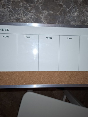 Weekly Planner Board like new, 19.5×46 cm