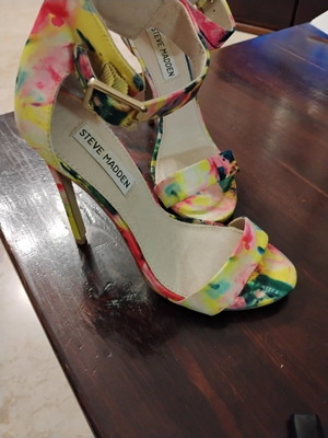 Γυναικεία παπούτσια Steve Madden πολύχρωμα, σαν καινούργια, μέγεθος 37