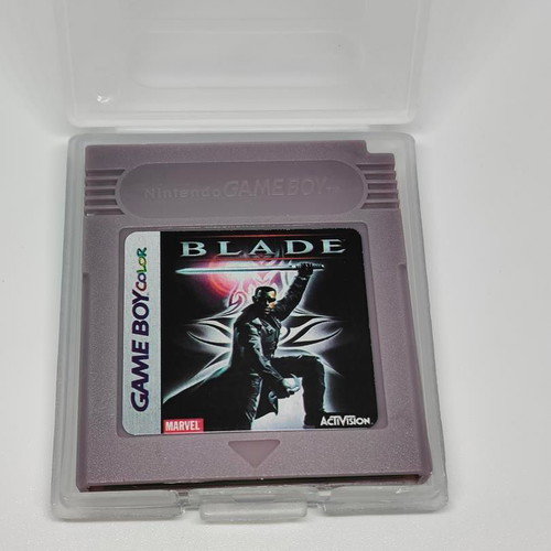 Blade Game Boy Color cartridge Marvel Activision like new