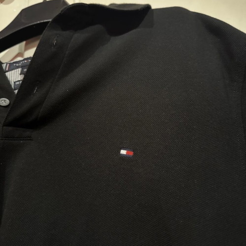 Tommy Hilfiger polo shirt black, like new, XL